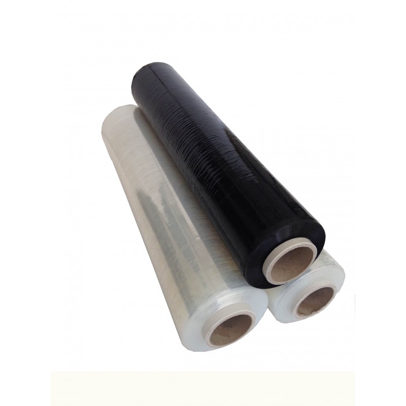 Bobine rouleau film étirable manuel transparent 450 m/m x 300 ml 21 microns  emballge garrigou